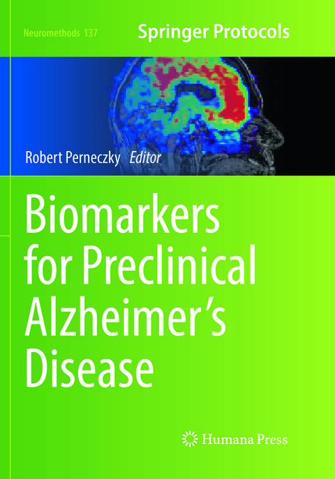 Biomarkers for Preclinical Alzheimer&rsquo;s Disease - 