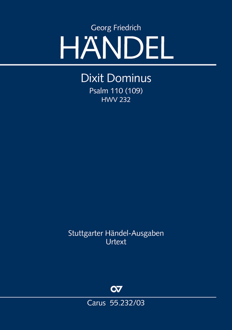 Dixit Dominus (Klavierauszug) - Georg Friedrich H&auml;ndel