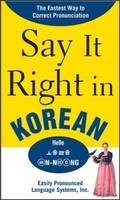 Say It Right in Korean -  NA EPLS