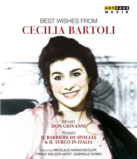 Best Wishes from Cecilia Bartoli, 3 DVDs - Gioachino Rossini, Wolfgang Amadeus Mozart