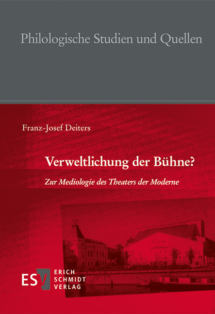 Verweltlichung der B&uuml;hne? - Franz-Josef Deiters