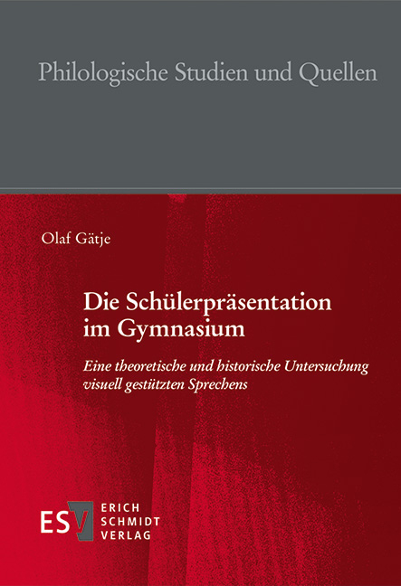 Die Sch&uuml;lerpr&auml;sentation im Gymnasium - Olaf G&auml;tje