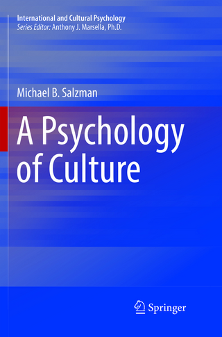 A Psychology of Culture