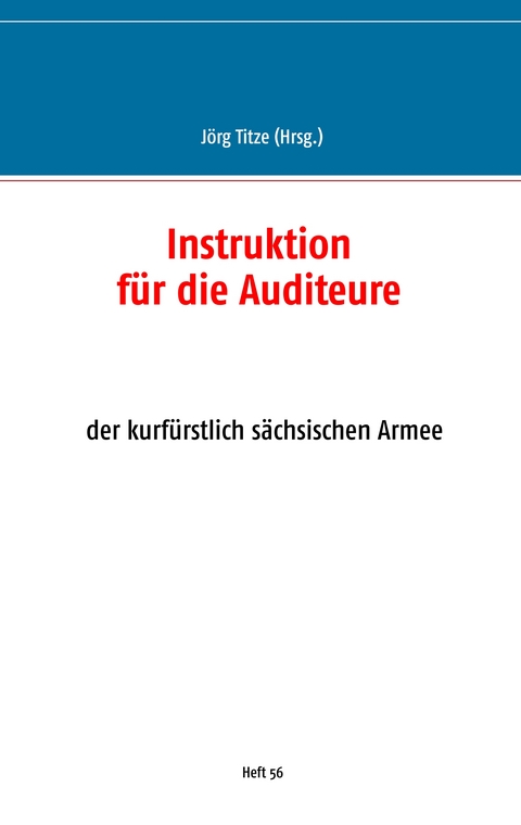 Instruktion f&uuml;r die Auditeure - 