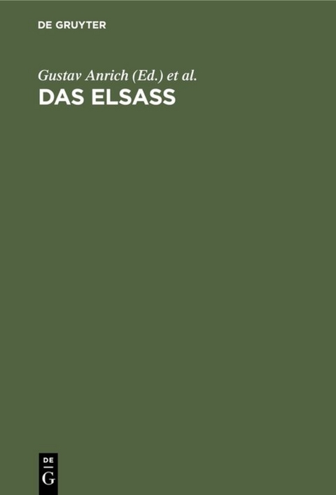 Das Elsass - 