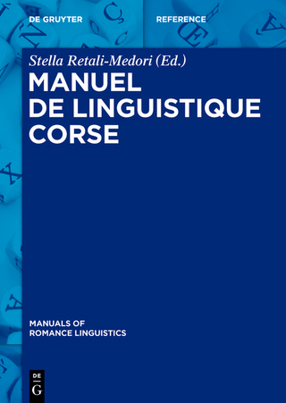 Manuel de linguistique corse