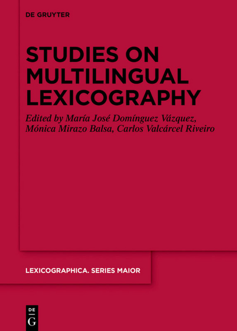 Studies on Multilingual Lexicography - 