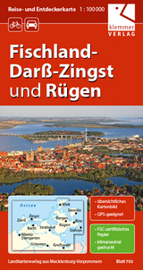 Reise- und Entdeckerkarte Fischland-Dar&szlig;-Zingst und R&uuml;gen - 