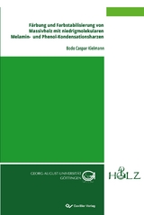 F&auml;rbung und Farbstabilisierung von Massivholz mit niedrigmolekularen Melamin- und Phenol-Kondensationsharzen - Bodo Caspar Kielmann
