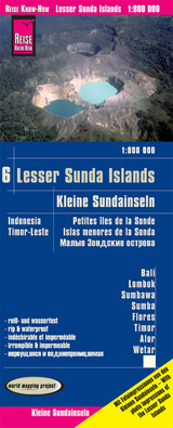 Reise Know-How Landkarte Kleine Sundainseln / Lesser Sunda Islands (1:800.000) - Bali, Lombok, Sumbawa, Sumba, Flores, Timor, Alor, Wetar - Karte Indonesien 6 - 