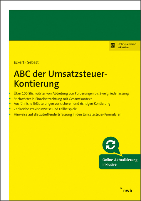 ABC der Umsatzsteuer-Kontierung - Karl-Hermann Eckert, Ronny Sebast