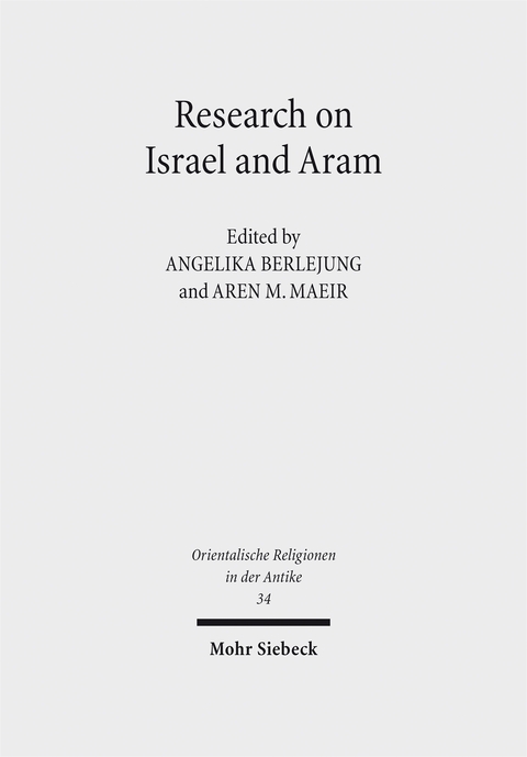Research on Israel and Aram - 