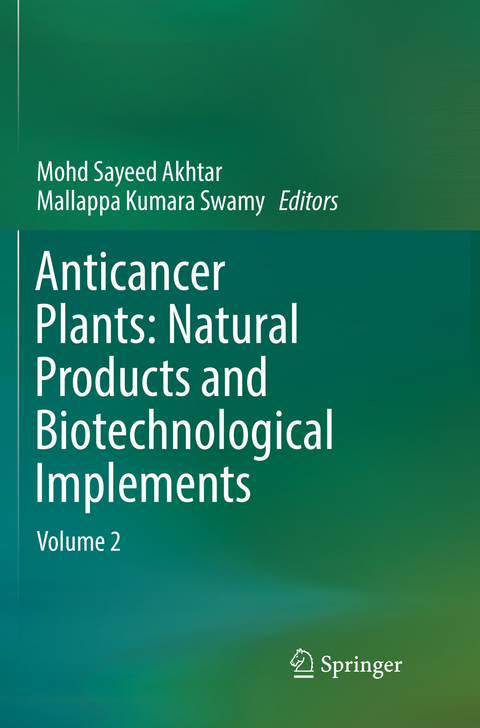 Anticancer Plants: Natural Products and Biotechnological Implements - 
