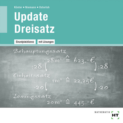 Lehrer-CD Update Dreisatz - Detlev K&ouml;ster, Gabriele Niemann, Rolf Osterloh