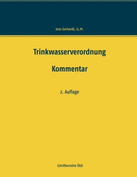 Trinkwasserverordnung - Jens Gerhardt