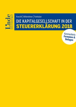 Die Kapitalgesellschaft in der Steuererklärung 2018
