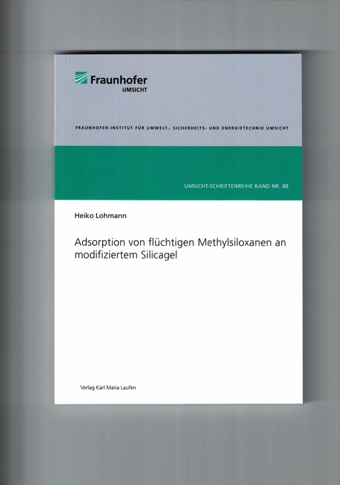 Adsorption von fl&uuml;chtigen Methylsiloxanen an modifiziertem Silicagel - Heiko Lohmann