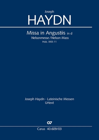 Missa in Angustiis in d (Klavierauszug)