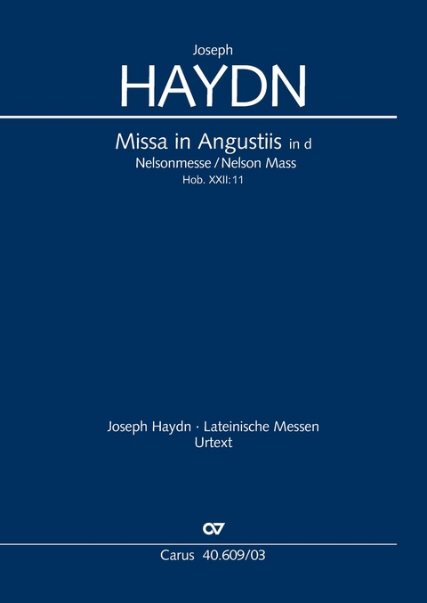 Missa in Angustiis in d (Klavierauszug) - Joseph Haydn