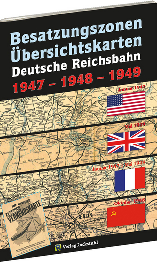 Übersichtskarten der DEUTSCHEN REICHSBAHN Besatzungszonen 1947-1948-1949
