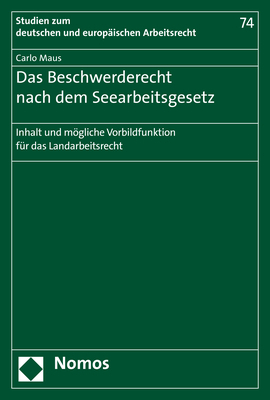 Das Beschwerderecht nach dem Seearbeitsgesetz