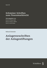 Anlagevorschriften der Anlagestiftungen - Roland Kriemler