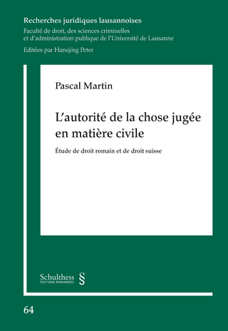 L'autorité de la chose jugée en matière civile