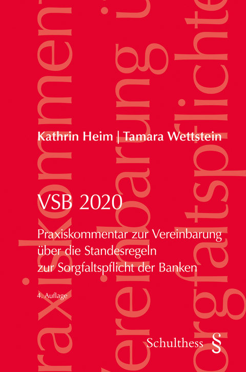 VSB 2020 (PrintPlu&sect;) - Kathrin Heim, Tamara Wettstein