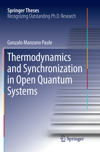 Thermodynamics and Synchronization in Open Quantum Systems