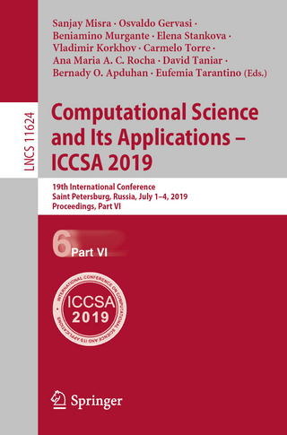 Computational Science and Its Applications – ICCSA 2019