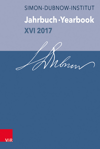 Jahrbuch des Dubnow-Instituts / Dubnow Institute Yearbook XVI/2017
