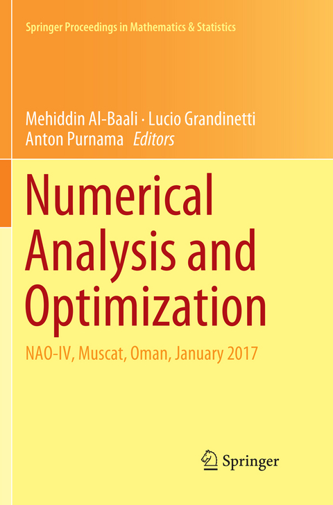 Numerical Analysis and Optimization - 