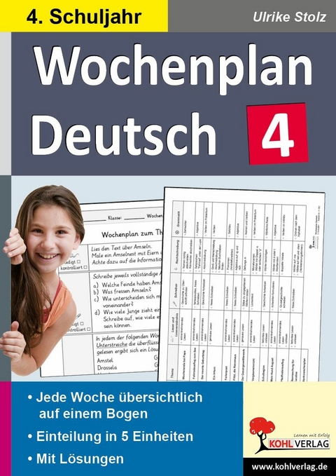 Wochenplan Deutsch / Klasse 4 -  Ulrike Stolz