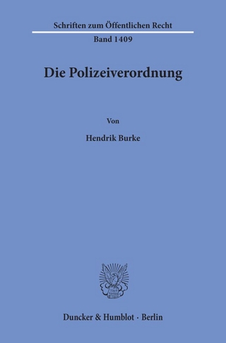 Die Polizeiverordnung.