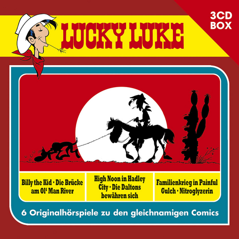 Lucky Luke - 3CD H&ouml;rspielbox Vol. 2 - Ren&eacute; Goscinny, Jean L&eacute;turgie, Xavier Fauche