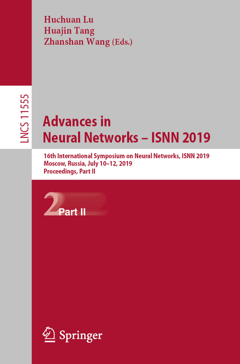 Advances in Neural Networks &ndash; ISNN 2019 - 