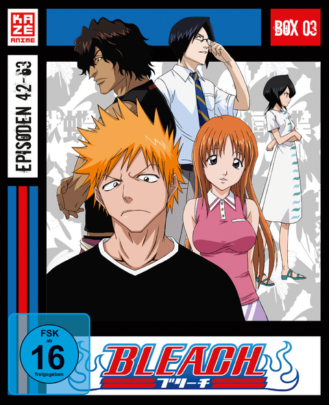 Bleach TV-Serie - Blu-ray-Box 3 (Episoden 42-63) (3 Blu-rays) - Noriyuki Abe