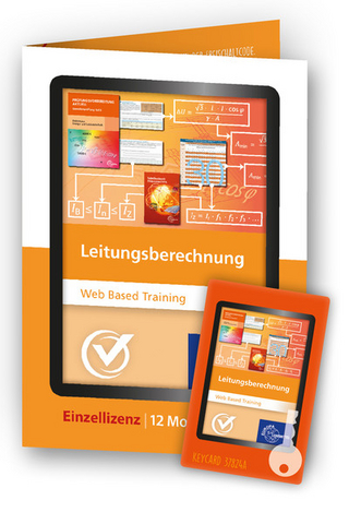 Leitungsberechnung - Web Based Training - Freischaltcode auf Keycard