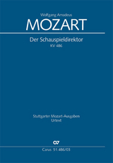 Der Schauspieldirektor (Klavierauszug) - Wolfgang Amadeus Mozart