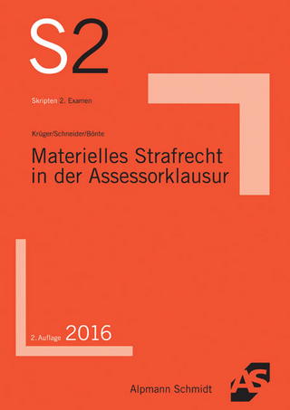 Materielles Strafrecht in der Assessorklausur