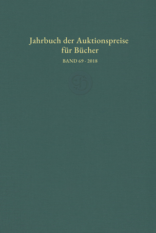 Jahrbuch der Auktionspreise für Bücher, Handschriften und Autographen