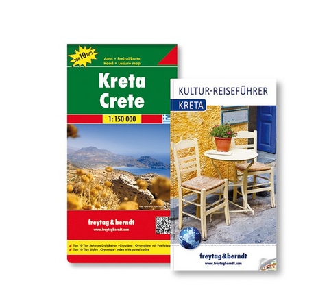 Kreta Set, Kulturf&uuml;hrer + Autokarte 1:150.000 - 