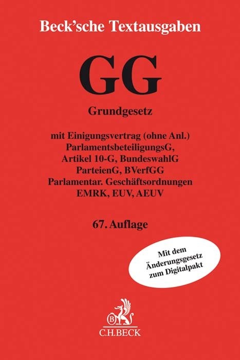 Grundgesetz f&uuml;r die Bundesrepublik Deutschland