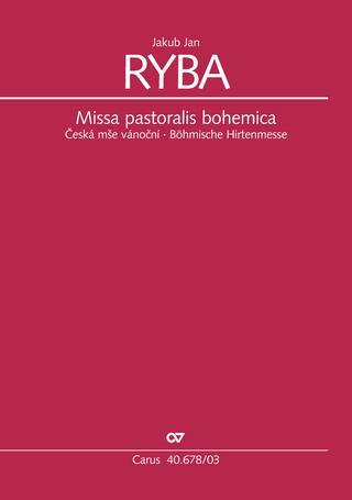 Missa pastoralis bohemica (Klavierauszug)