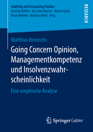 Going Concern Opinion, Managementkompetenz und Insolvenzwahrscheinlichkeit