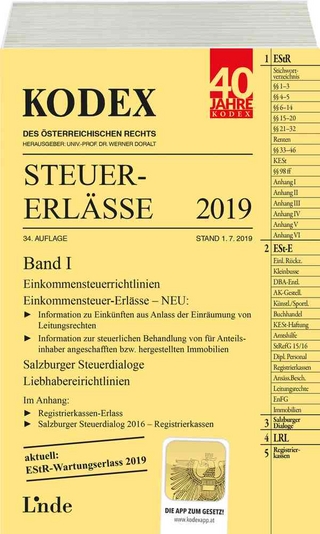 KODEX Steuer-Erlässe 2019 Band I