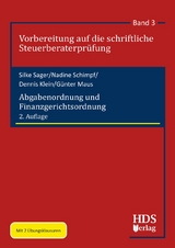 Abgabenordnung und Finanzgerichtsordnung - Sager, Silke; Schimpf, Nadine; Klein, Dennis; Maus, Günter
