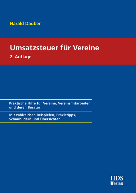 Umsatzsteuer f&uuml;r Vereine - Harald Dauber