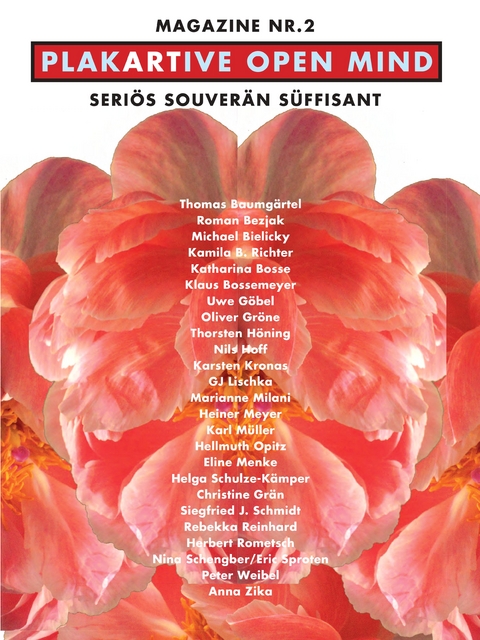 Plakartive Open Mind - Uwe G&ouml;bel