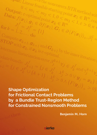 Shape Optimization for Frictional Contact Problems by a Bundle Trust-Region Method for Constrained Nonsmooth Problems